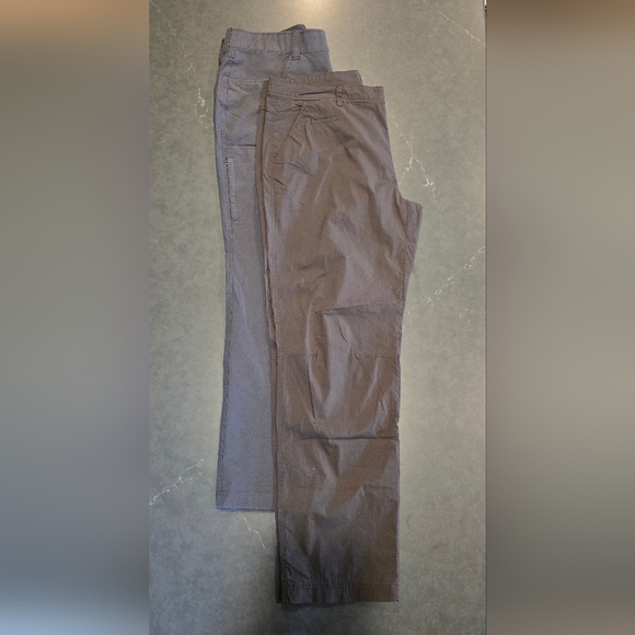 Men's Black and Gray Pants - Picture 2 of 16